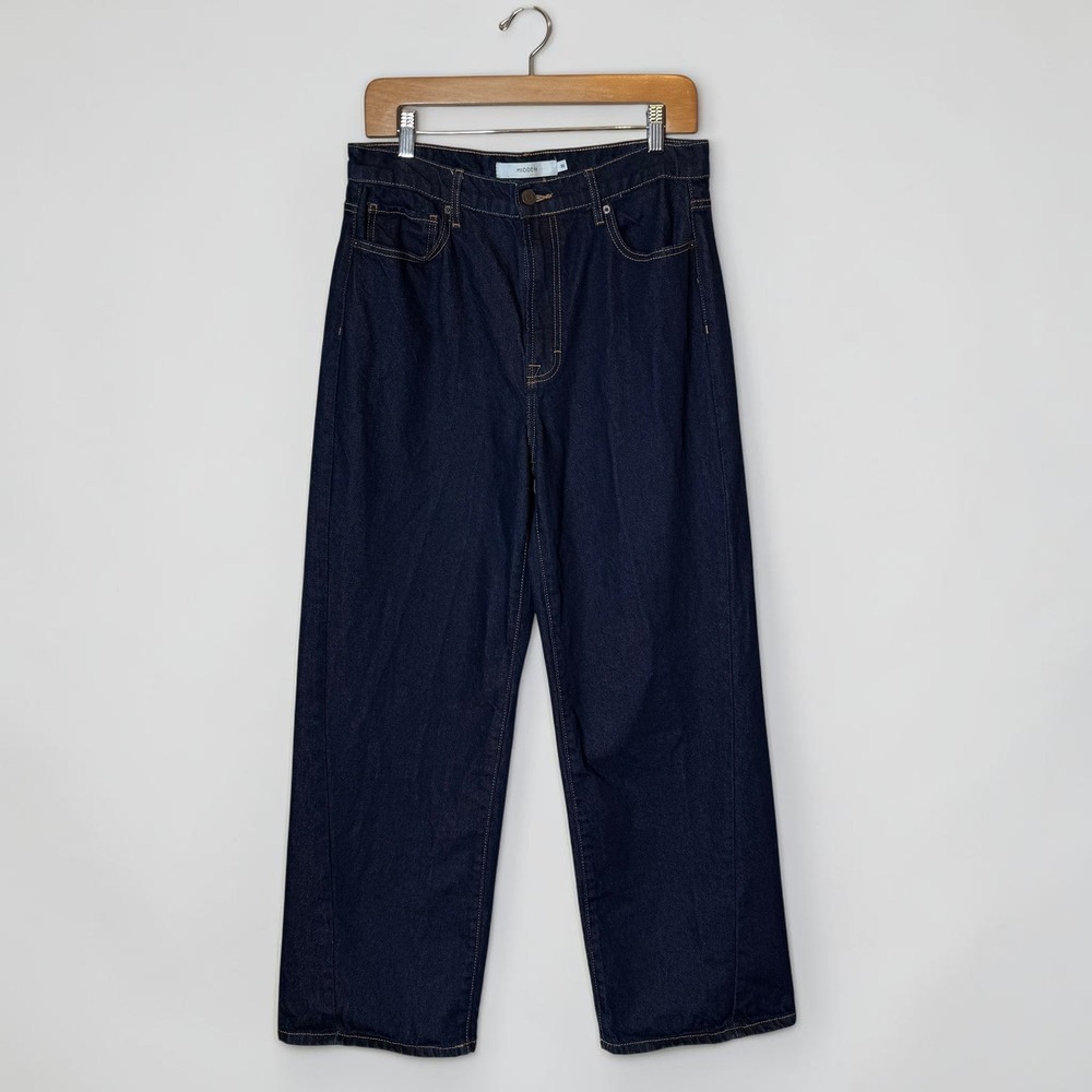 Hidden Logan Dad Jeans Baggy High Rise Retro Dark Wash Rinse Denim Size 30